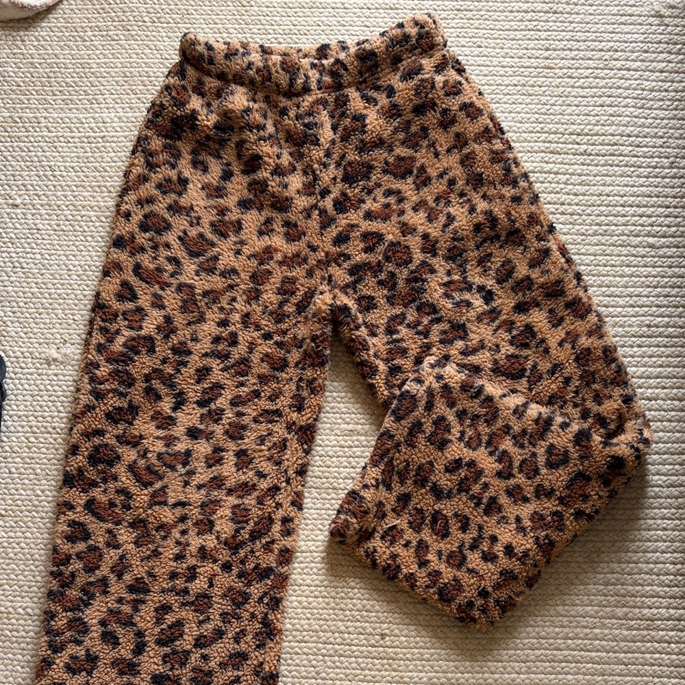 Leopard Print Pajama Pants